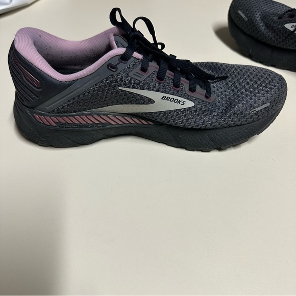 Brooks Womens Running Adrenaline GTS Athletic Shoes Size 8.5 Black Purple - Picture 11 of 12